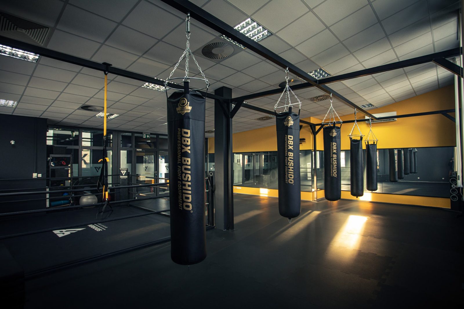 Sala treningowa z workami